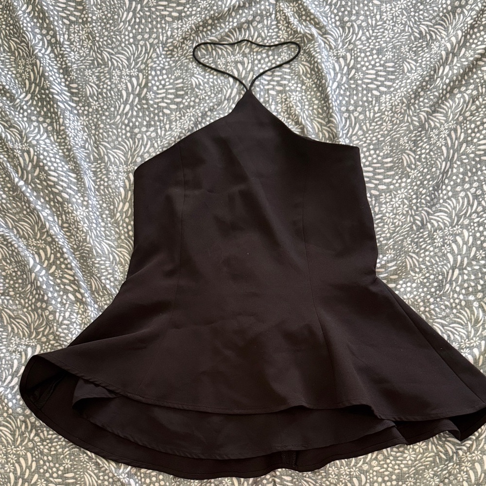 Tobi Black Halter Top